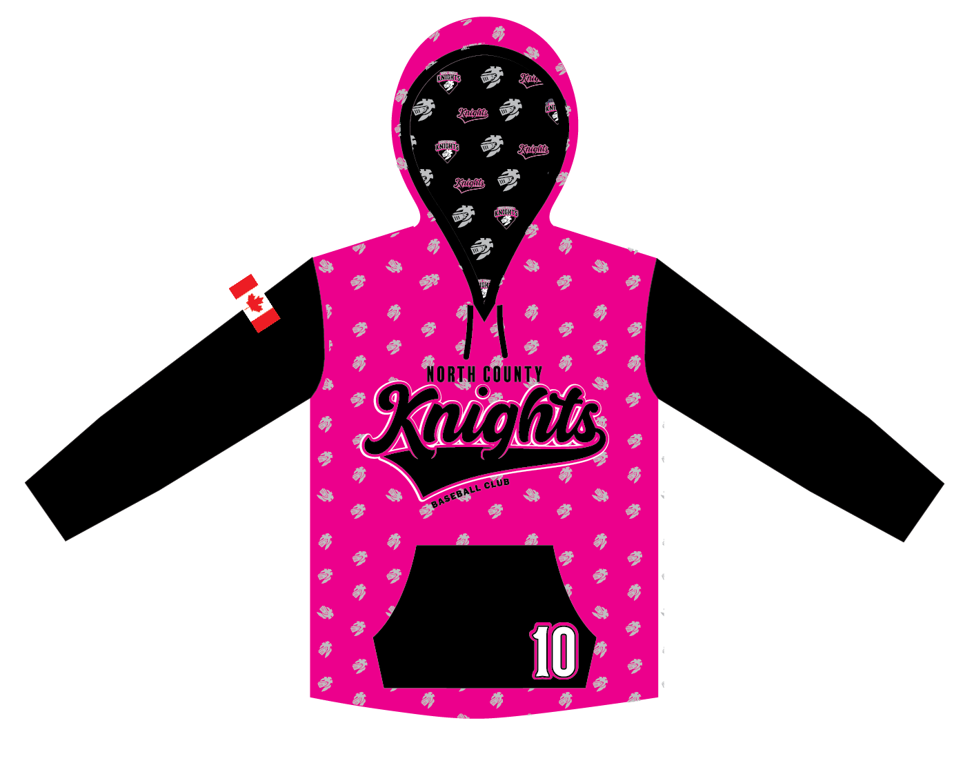 Knights Jersey Hoodie - Image 2