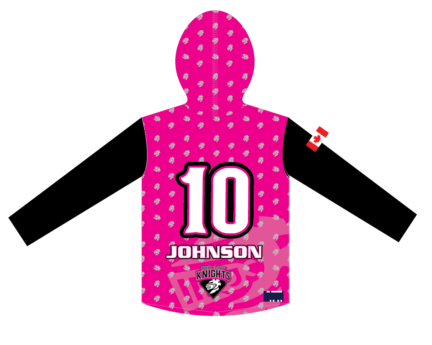 Knights Jersey Hoodie - Image 3