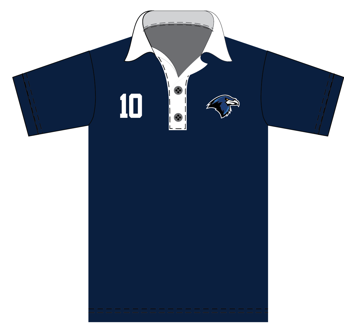 Chester Ravens Polo- NAVY