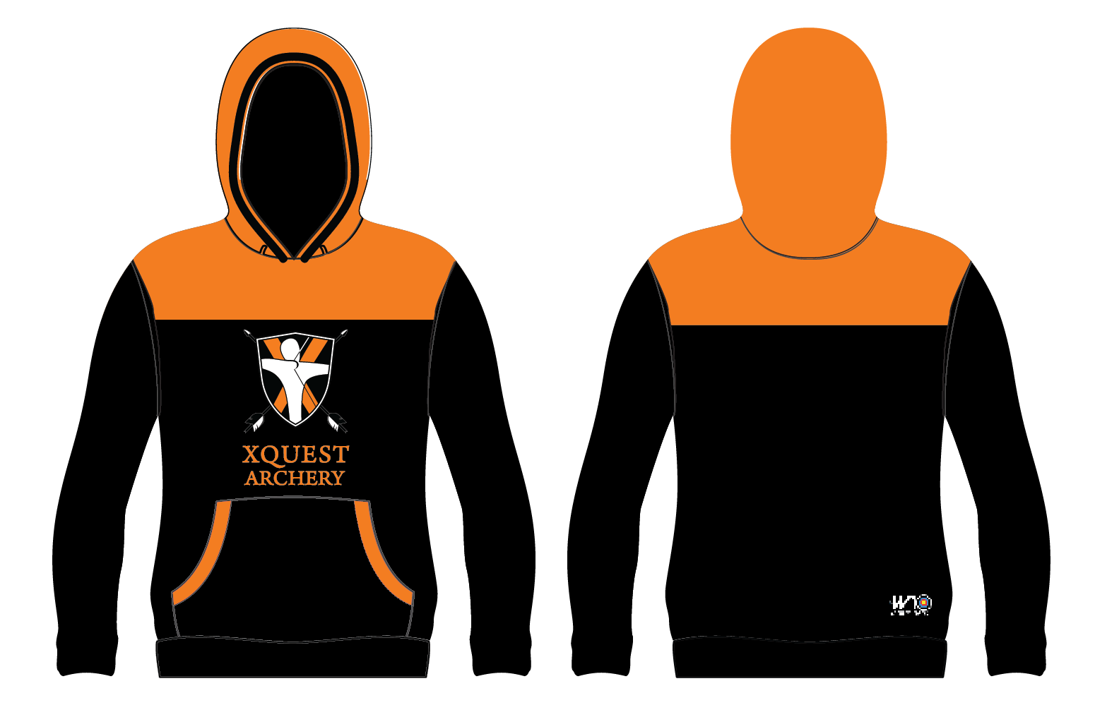 Xquest Cotton Hoodie - 2 Tone